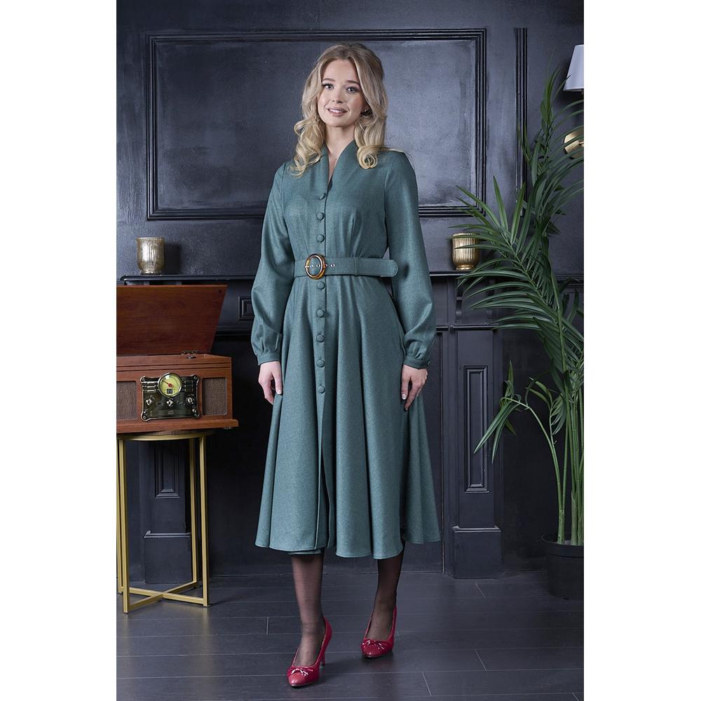 Banned - Tiziana Lange jurk - Groen
